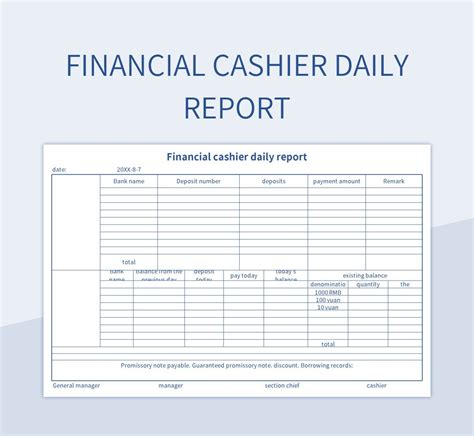 daily cash remittance report casino cashier template - cashier daily report template free.